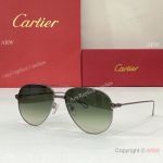 Santos de Cartier Sunglasses ESW00559 Gray Green For Sale